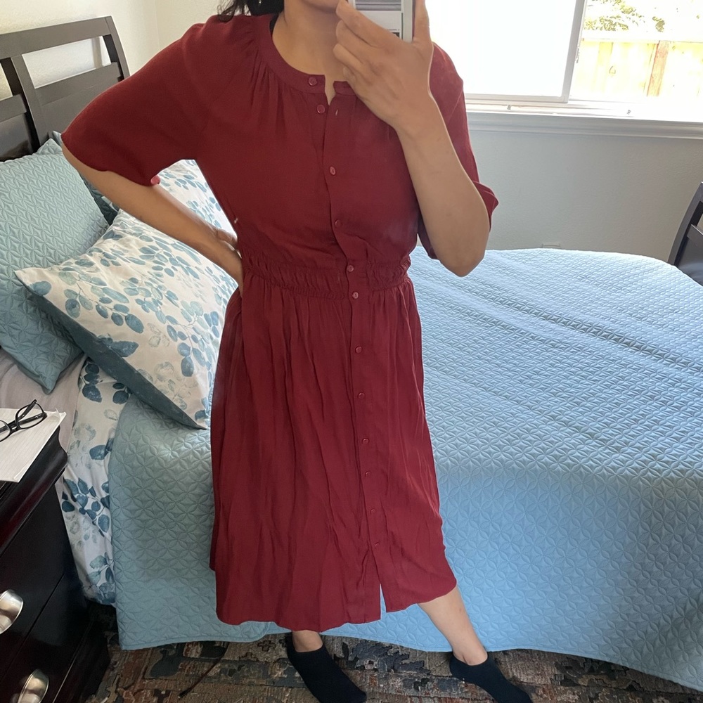 Button down summer dress